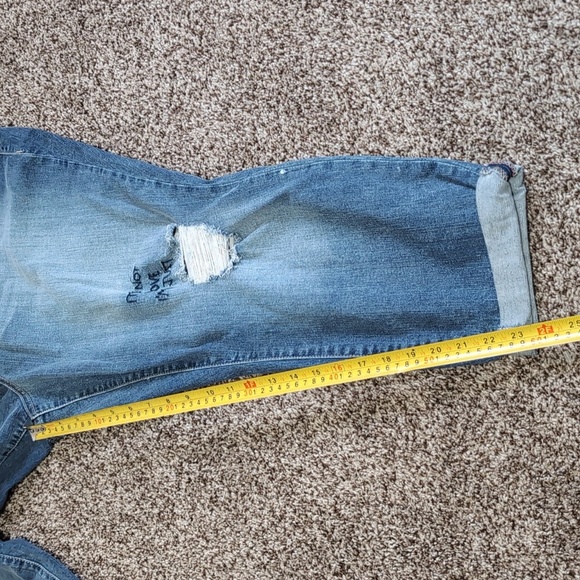 NEW Torrid Skinny Cropped Distressed Stretchy Embroidered Jeans Plus Size 20 - Picture 4 of 8